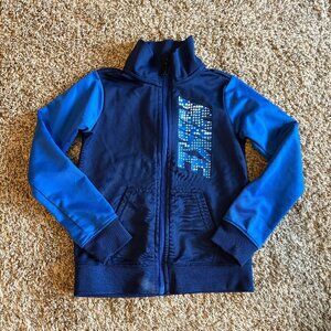 🔆 Nike blue logo zip up jacket